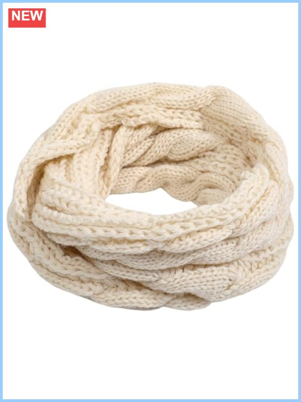 Infinity Scarf Women Soft Cozy Polyester Winter Cold Weather Wrap Shawl